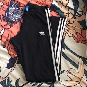 Adidas 3 stripe leggings